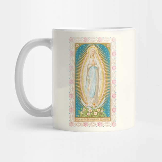 Our Lady of the Immaculate Conception Lace Holy Card by Catholicamtees